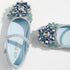 Floral Blue Shoes Little Palace Store